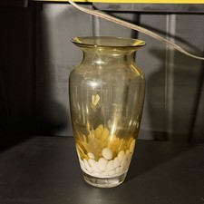 Vaso vintage in vetro soffiato