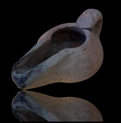 Ancient roman terracotta - terracotta, oil