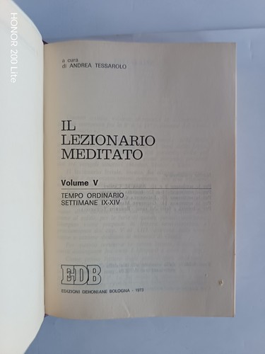 Lezionario meditato feriale - , e