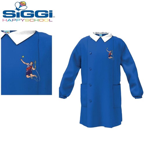 Grembiule scuola blu con