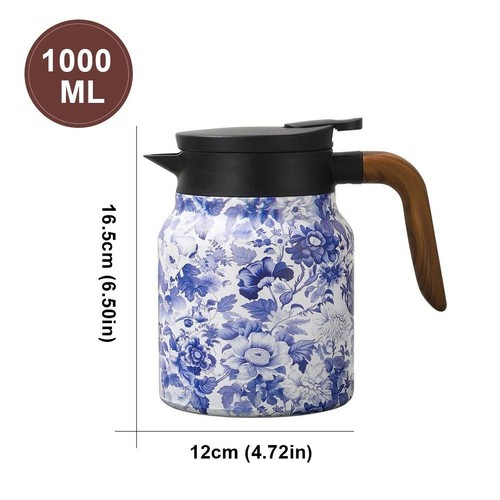 Bollitore tè thermos floreale