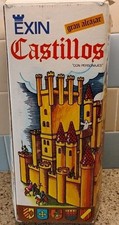 Blocchi Castello Vintage Exin Castillos Gran Alcazar Ref 0211 Molti Pezzi Con Scatola