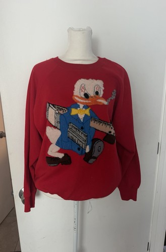 Vintage paperino maglia rosso - vintage,