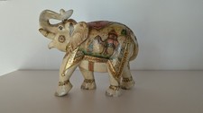 14" Marble Elephant Sculpture