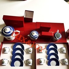 Cartier La Maison Venitienne Servizio Caffè Porcellana Limoges - Coffee Service 