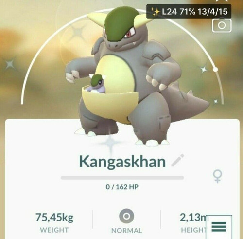 Cangaskhan lucido c - p,