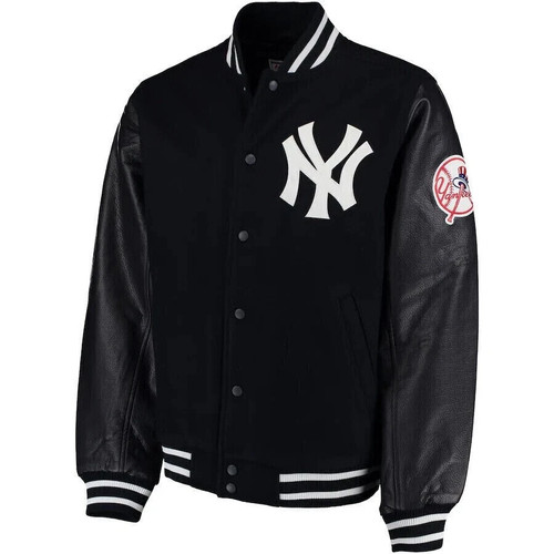 Giacca nera letterman - giacca, ny