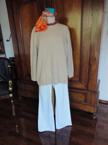 Maglione longhin beige - maglione,