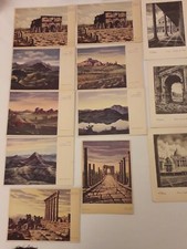 Cartoline DANDOLO BELLINI  antiche stampe ROMA e ETIOPIA  Lotto di 12 cartoline 
