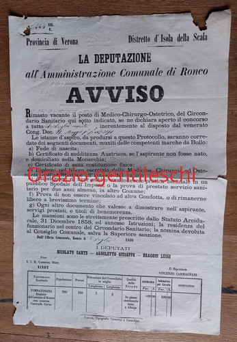 Avviso verona ronco - avviso,
