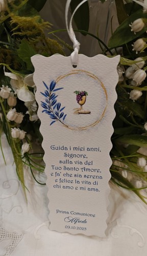 Segnalibro prima comunione