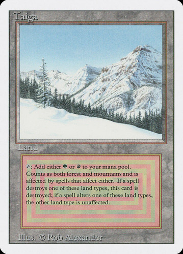 Taiga edizione riveduta mtg - taiga, riveduta]