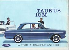MB187. “FORD TAUNUS 12M”–6 page BROCHURE DEPLIANT PROSPEKT Published 1964