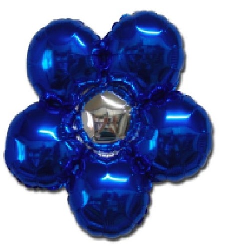 Palloncino margherita blu - palloncino,