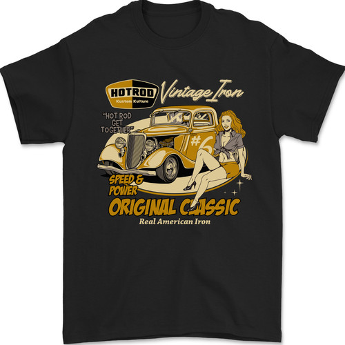 Shirt uomo hot rod - hot,