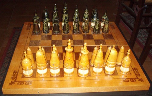 Scacchiera artigianale - , in