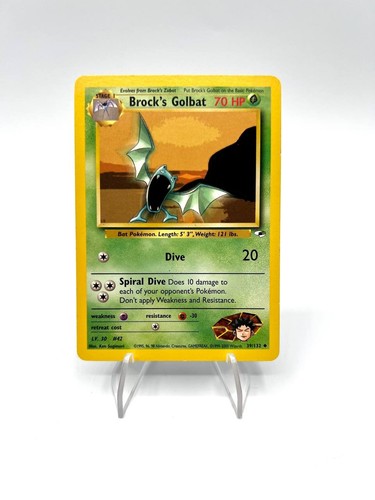 Carta pokemon brock - carta, brock's