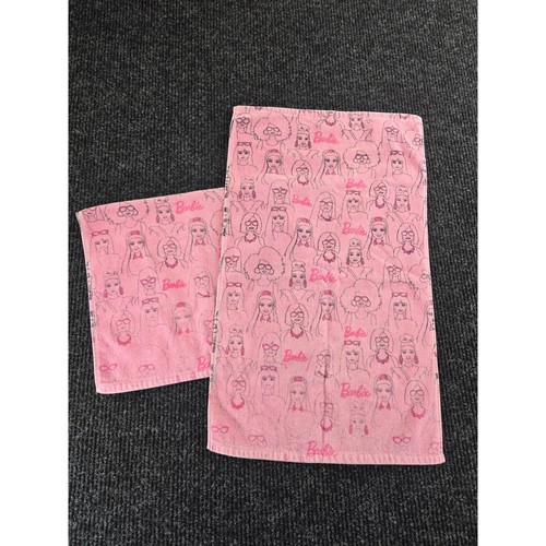 Barbie set asciugamani stampa - barbie,