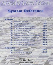 Statistica system reference - statistica,