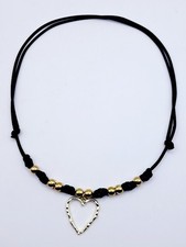 Collana choker cordino cerato