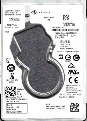 St1000lm035 1rk172 036 - 1rk172-036,, sdm2