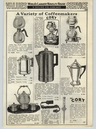 1938 carta pubblicitaria - pubblicitaria, cory