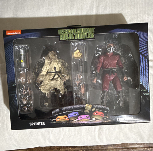 Neca tmnt splinter shredder - neca,