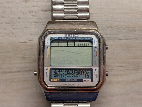 Orologio lcd vintage seiko - vintage,