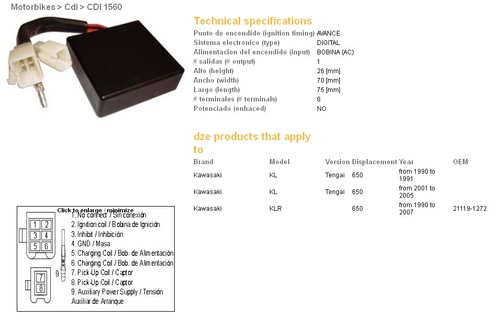 Modulo accensione dze - modulo, cdi