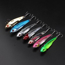 7PCS Metal Vib Lure Esche da