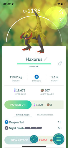 Pokemon trade 612 haxorus - trade, #612