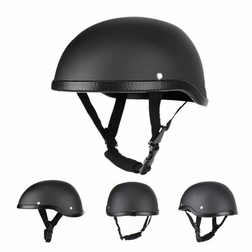 Casco moto vintage mezza