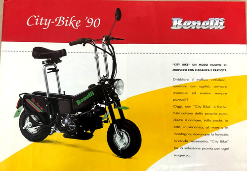 Brochure depliant benelli - brochure-,