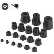 Tagliere Paracolpi in Gomma Nero Antiscivolo Piedini per Mobili Pad