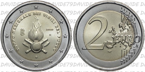 Italia 2020 2 euro - italia,