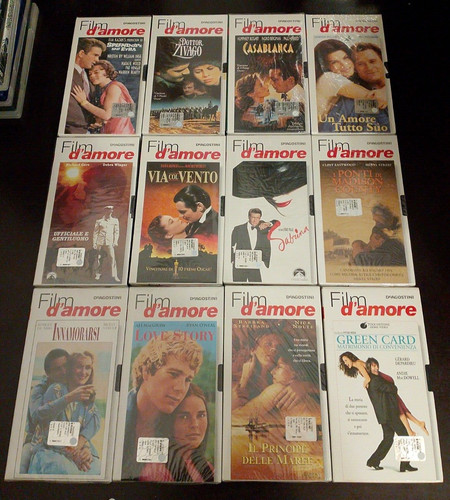 Vhs film amore agostini - d'amore,
