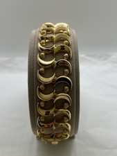 BRACCIALE ORO GIALLO MASSICCIO 18KT 750 DONNA SCHIAVA VINTAGE OR GOLD