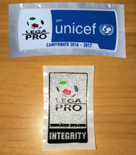 TOPPA PATCH LEGA CALCIO ORIGINALE LEGA PRO INTEGRITY + UNICEF NO LEXTRA 2016-17