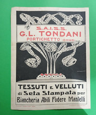 PUBBLICITA'   1921 SAISS G.L