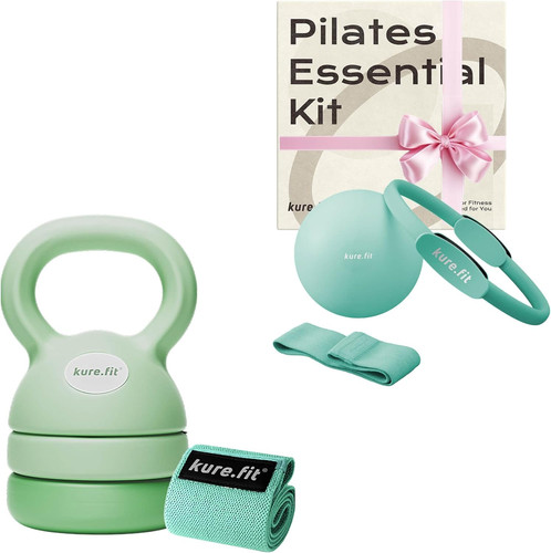 Kit pilates verde - verde, pacchetto