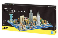 NANOBLOCK DELUXE EDIZIONE NEW YORK  MINI BLOCCHI PUZZLE 1480 PEZZI TIPO LEGO