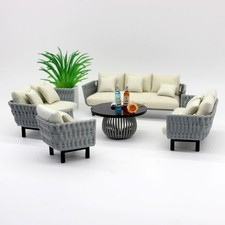 1:18/24/32 diorama divano tavolino modello set garage mobili scena accessori prop