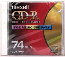 10 X MAXELL CD-R74MU CD-R