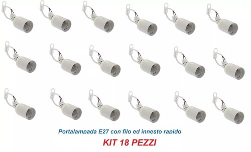 Portalampada e27 porta - e27,