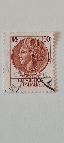 Francobollo 100 lire turrita - francobollo,