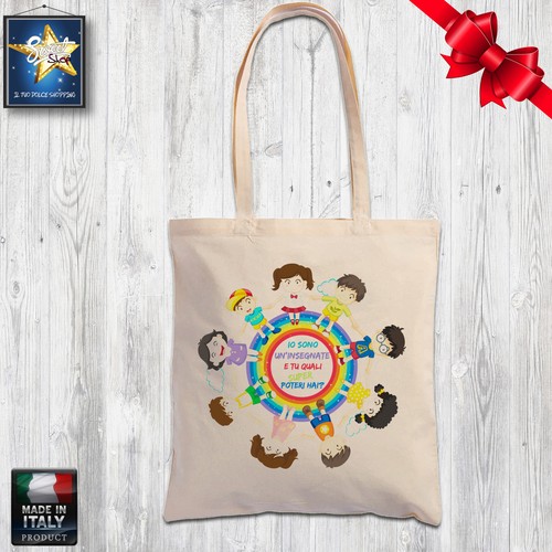 Shopper borsa cotone maestra - shopper,