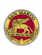 PATCH SCUDETTO RICAMO BATTAGLIONE SAN MARCO