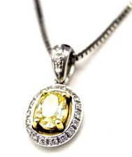 Collana damiani oro bianco - collana,