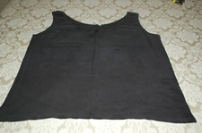 Sotto giacca donna, Nero, 100% seta,  vedi misure, usato