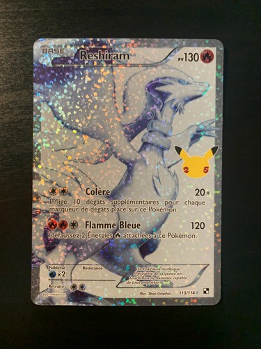 Carte pokémon reshiram - :,